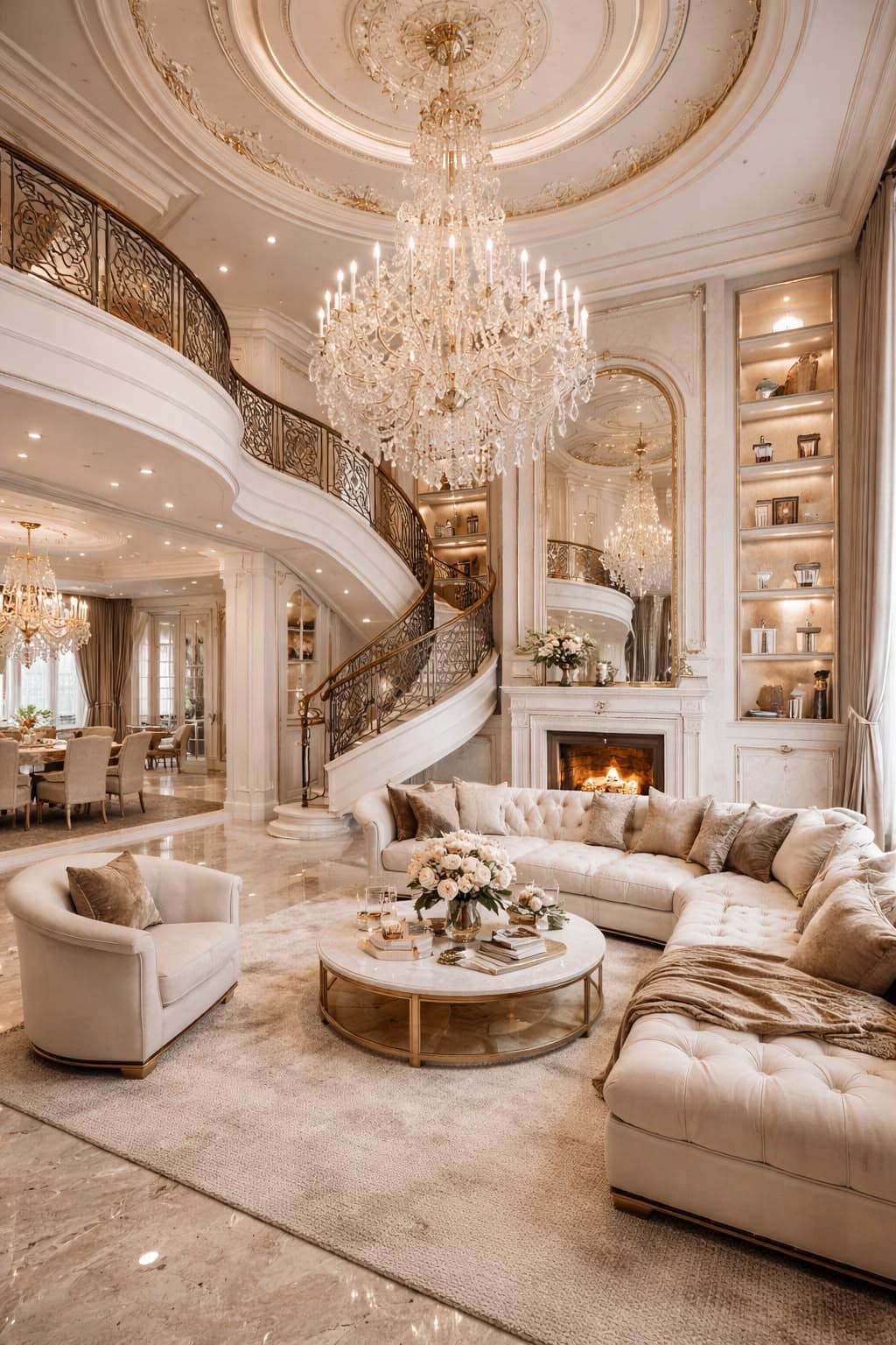 Grand Double-Height Salon