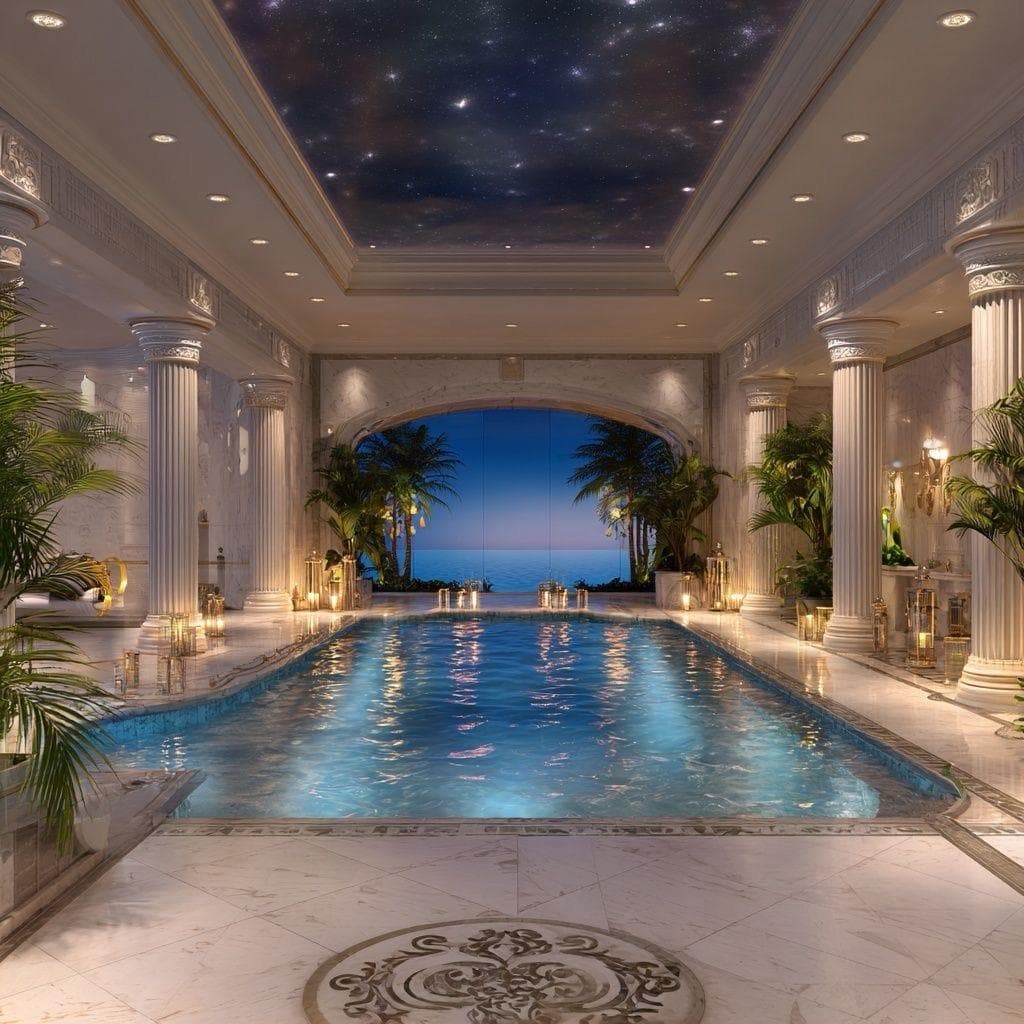 Classical Indoor Arch Pool