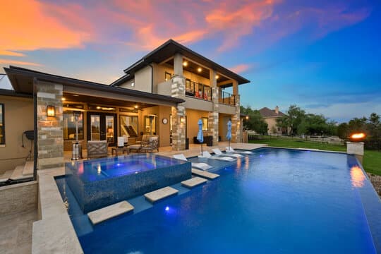 Sunset Modern Pool