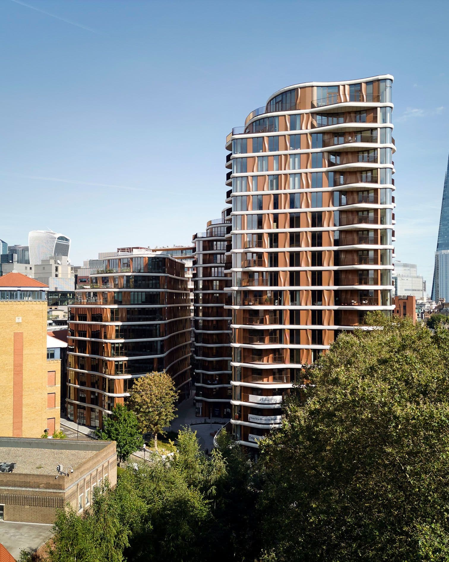 Curved Urban Residential Towers