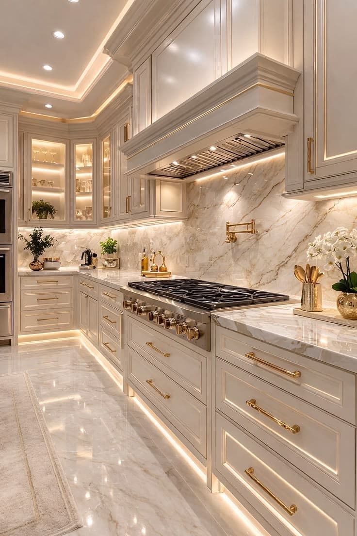 Classic Cream Luxury Kitchen