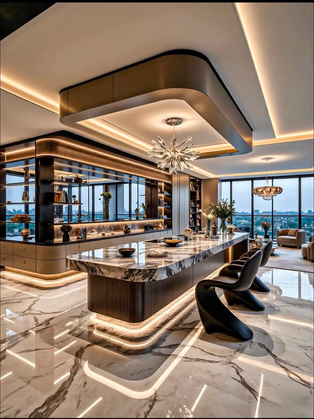 Penthouse Marble Bar Lounge