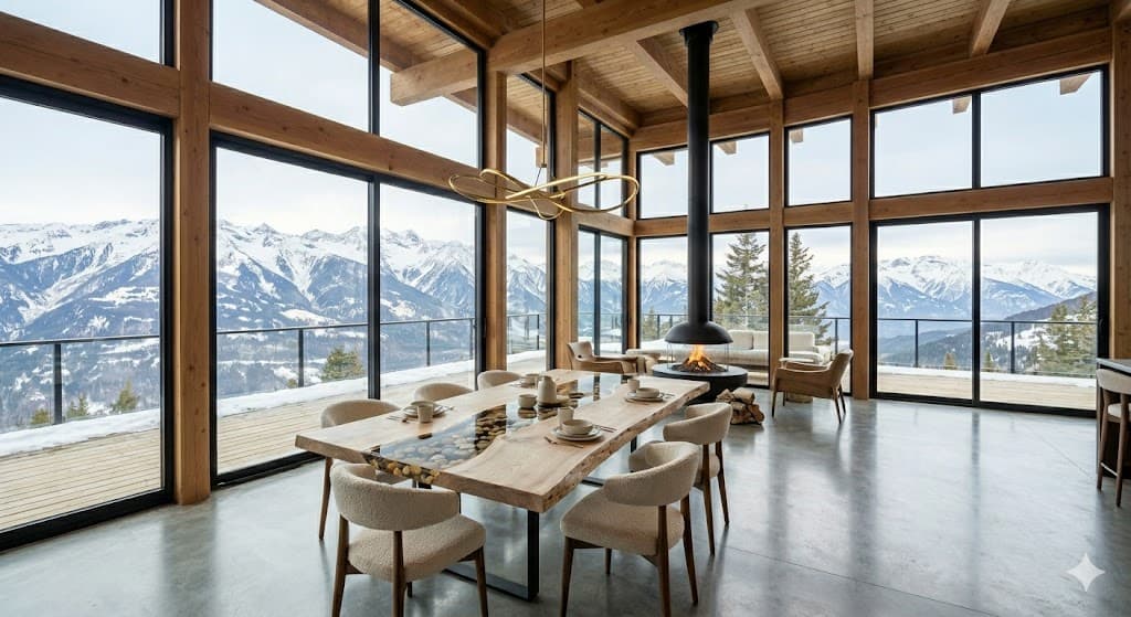 Alpine Pebble River Table