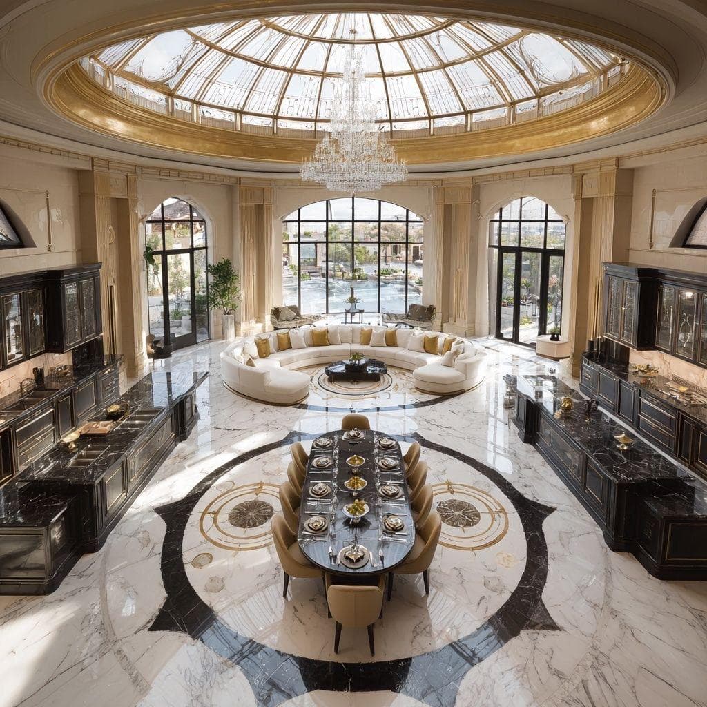 Domed Marble Banquet Hall
