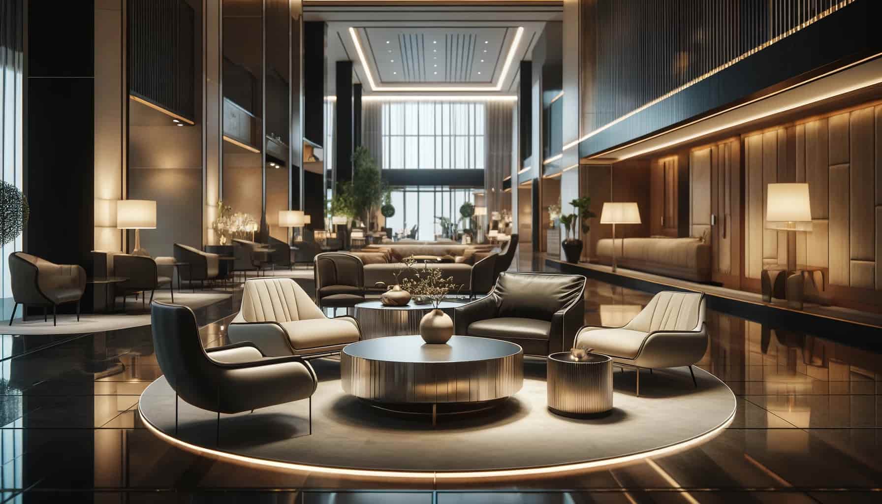 Hotel Lobby Lounge Set