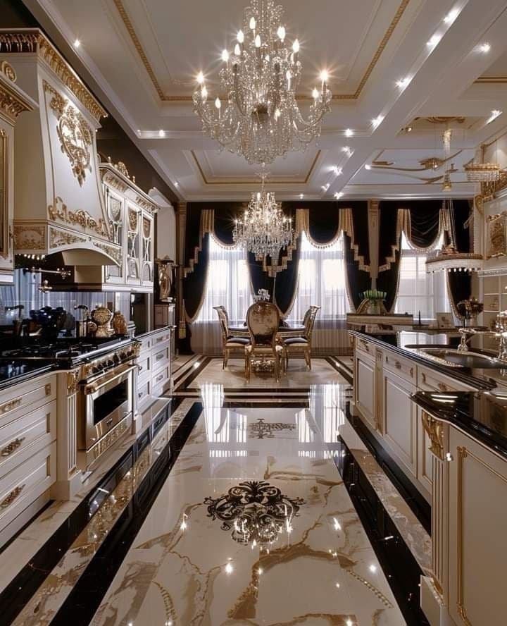 Baroque Gilded Kitchen