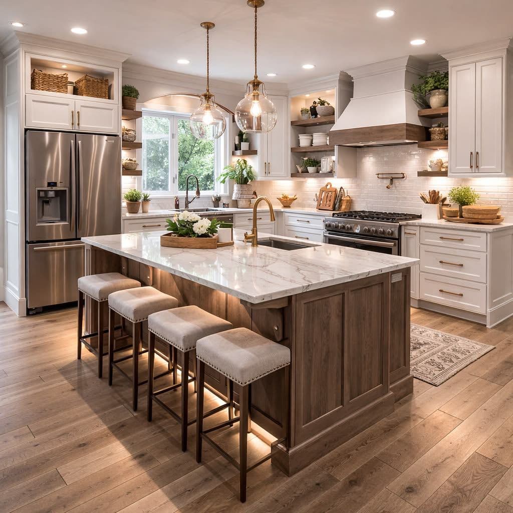 Coastal Shaker Kitchen