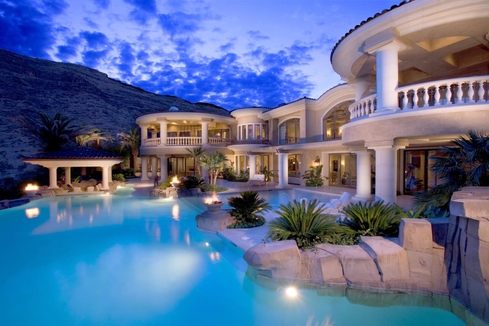 Mediterranean Mountainside Estate